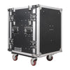 Sound Town STRC-PROW2T5D-R | REFURBISHED: 5-Drawer Customizable Stage and Studio Utility Equipment Workstation Storage Road Case with Two Tables - Pro Tour Grade, Touring