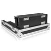 Sound Town STRC-QU16DH-R | REFURBISHED: ATA Plywood Mixer Case with Interior Foam Protection, Dog House and Caster wheels for Allen & Heath QU-16 Mixer Console-Back View