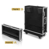 Sound Town STRC-QU16DH-R | REFURBISHED: ATA Plywood Mixer Case with Interior Foam Protection, Dog House and Caster wheels for Allen & Heath QU-16 Mixer Console-Removable Front and Top Lids