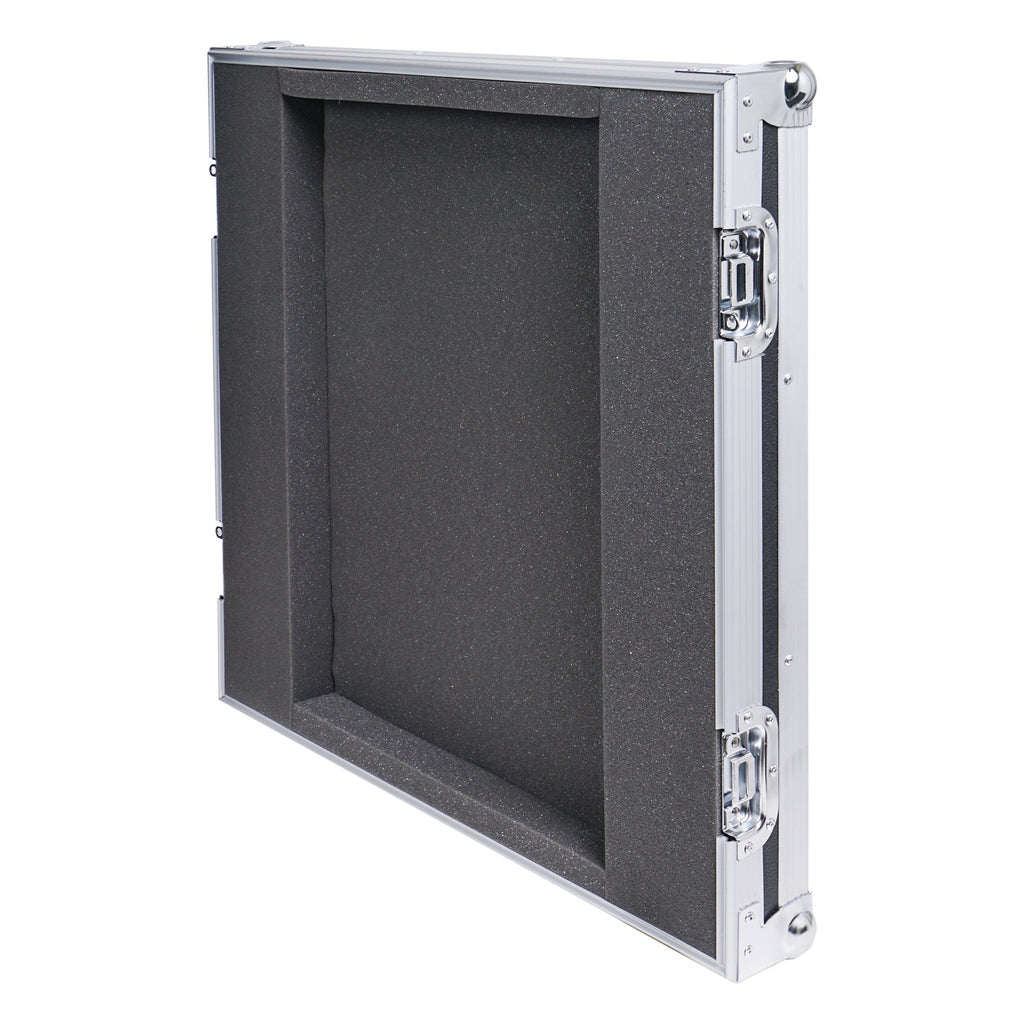 Sound Town STRC-SP12UW-R REFURBISHED: 12U (12 Space) PA/DJ Shock Mount Rack/Road ATA Case with 21" Rackable Depth and Casters - Lid
