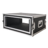 Sound Town STRC-SP4U-R | REFURBISHED: Shock Mount 4U ATA Plywood Rack Case with 21" Rackable Depth, 4-Space Size, Pro Tour Grade - Foam Protection
