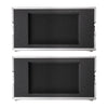 Sound Town STRC-SP4U-R | REFURBISHED: Shock Mount 4U ATA Plywood Rack Case with 21" Rackable Depth, 4-Space Size, Pro Tour Grade - Removable Front & Back Covers with Foam Protection