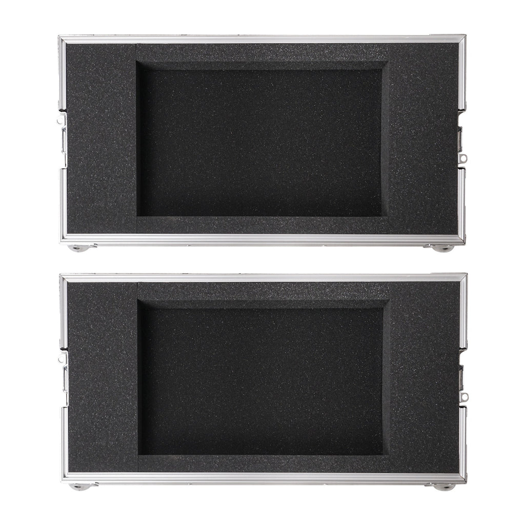 Sound Town STRC-SP4U-R | REFURBISHED: Shock Mount 4U ATA Plywood Rack Case with 21" Rackable Depth, 4-Space Size, Pro Tour Grade - Removable Front & Back Covers with Foam Protection