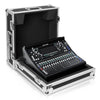 Sound Town STRC-SQ5 | ATA Plywood Mixer Case with Interior Foam Protection, for Allen & Heath SQ5 Digital Mixer - 9mm Plywood Construction