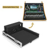 Sound Town STRC-SQ5DH | ATA Plywood Mixer Case for Allen & Heath SQ5 w/ Interior Foam Protection, Doghouse, Caster Wheels and Removable 5/8" Birch Plywood Tray-Detachable Mixer Tray 