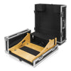 Sound Town STRC-SQ5DH | ATA Plywood Mixer Case for Allen & Heath SQ5 w/ Interior Foam Protection, Doghouse, Caster Wheels and Removable 5/8" Birch Plywood Tray-Durable EVA Foam Interior Padding