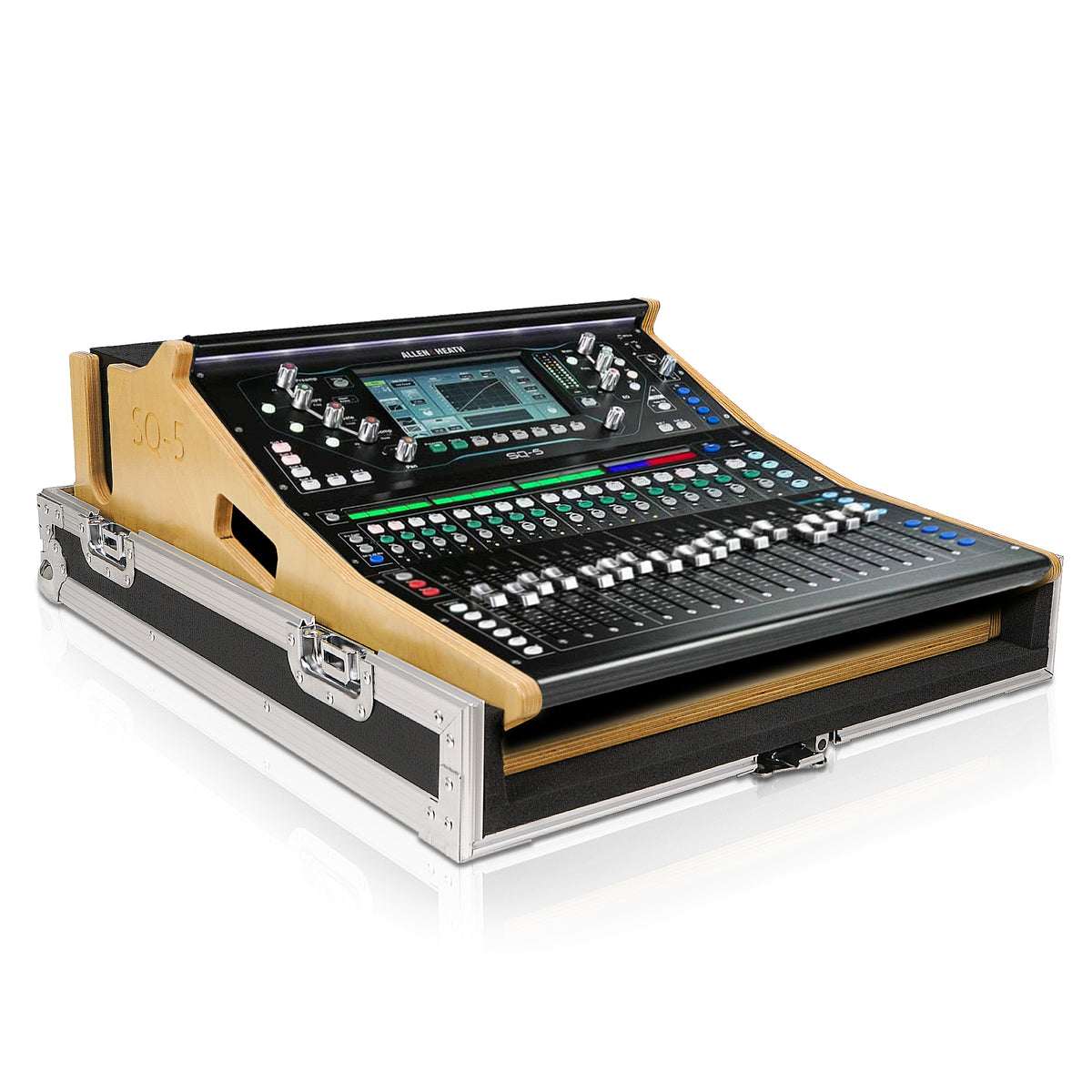 STRC-SQ5DH | ATA Plywood Mixer Case for Allen & Heath SQ5 w