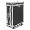 Sound Town STRC-SQ5DH | ATA Plywood Mixer Case for Allen & Heath SQ5 w/ Interior Foam Protection, Doghouse, Caster Wheels and Removable 5/8" Birch Plywood Tray- with Recessed Latches, Rubber - Gripped Handles