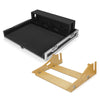 Sound Town STRC-SQ6DH | ATA Plywood Mixer Case for Allen & Heath SQ6 w/ Interior Foam Protection, Doghouse, Caster Wheels and Removable 5/8" Birch Plywood Tray
