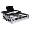 Sound Town STRC-SRLT Refurbished DJ Controller Road Case with Sliding Platform, Wheels and Rubber Handles  - Glide Style with Casters