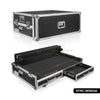 Sound Town STRC-WING48 | ATA Plywood Mixer Case with Interior Foam Protection, Doghouse, 2 Drawers, and Caster Wheels for Behringer WING 48 Mixer Console - Interior and Exterior Size and Dimensions