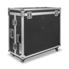 Sound Town STRC-WING48 | ATA Plywood Mixer Case with Interior Foam Protection, Doghouse, 2 Drawers, and Caster Wheels for Behringer WING 48 Mixer Console-Recessed Latches, Rubber Gripped Handles