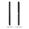 Sound Town STRK-DS16U-R | Vented Server Rack Doors, for STRK-M16U Steel Rack - Hinge & Locking Column
