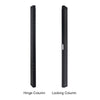 Sound Town STRK-DS16U-R | REFURBISHED: Vented Server Rack Doors, for STRK-M16U Steel Rack - Hinge & Locking Column