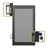Sound Town STRK-DS21U-R | REFURBISHED: Vented Server Rack Doors, for STRK-M21U Steel Rack - Hinge and Keys