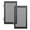 Sound Town STRK-DS21U-R | REFURBISHED: Vented Server Rack Doors, for STRK-M21U Steel Rack - Pair