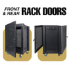 Sound Town STRK-DS8U-R | REFURBISHED: Vented Server Rack Doors, for STRK-M8U Steel Rack - Front and Rear