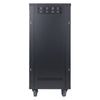 Sound Town STRK-M21U-R | REFURBISHED: 21U Space Universal Steel Equipment Rack w/ Locking Casters, Vented Side Panels for Audio/Video, Server and Network - Metal Construction