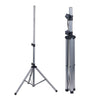 Sound Town STSD-71W-PAIR-R | REFURBISHED: 2-Pack Universal Tripod Speaker Stands w/ Adjustable Height, 35mm Compatible Insert, Locking Knob, Shaft Pin, Silver - allowing the stand to hold speakers up to 130lbs