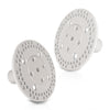 STSD-AD3W-PAIR | Versatile Two 35mm (1 3/8") Speaker Pole Mounts and M10 Threaded Mounting Plate Adapters Set for PA/DJ Speaker Cabinets, White