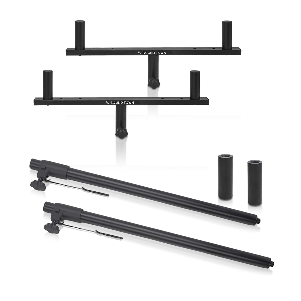 STSDS-A54D2 | Sound Town 2-Pack Speaker Mount Pole Set, 35