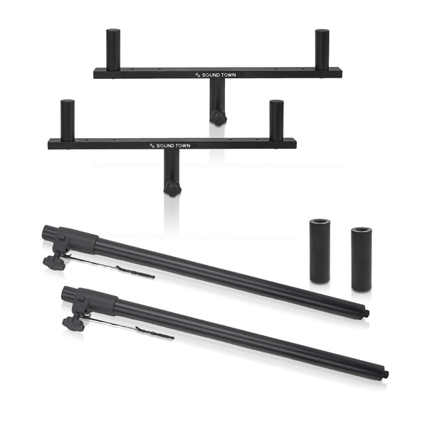 STSDS-A54D2 | Sound Town 2-Pack Speaker Mount Pole Set, 35