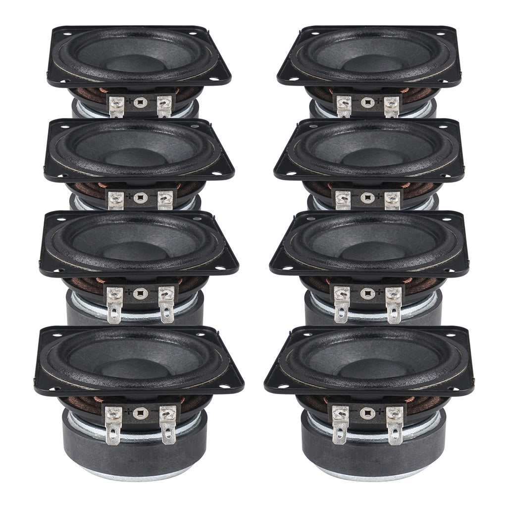 Sound Town STWF-3-8PACK-R | REFURBISHED: 3" Full-Range Replacement Drivers, for PA/DJ and Column Speakers - 8-Pack