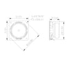 Sound Town STWF-3-8PACK-R | REFURBISHED 3" Full-Range Replacement Drivers, for PA/DJ and Column Speakers - Mounting Info, Size and Dimensions, Suggested Enclosure Volume