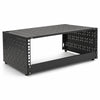 Sound Town STWOR-4U | 4U Foldable Wall-Mount & Desktop Open Frame Server Rack with 12" Depth for Network Equipment, Switches, Routers, Patch Panels, NAS, PDUs - Right View