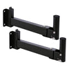 Sound Town STWSD-50T-PAIR-R | REFURBISHED: 2-Pack Adjustable Wall Mount Speaker Brackets with 180-degree Swivel, 30-degree Angle Adjustment - Surface Mounting