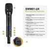 SWM-01U4 | 2.4G Hz Rechargeable Wireless Mic System w/ 4 Mics, 1/4" Mini Portable Receiver, Built-in EQ, Effects for Karaoke, Events, Church, Meetings - Microphone Features