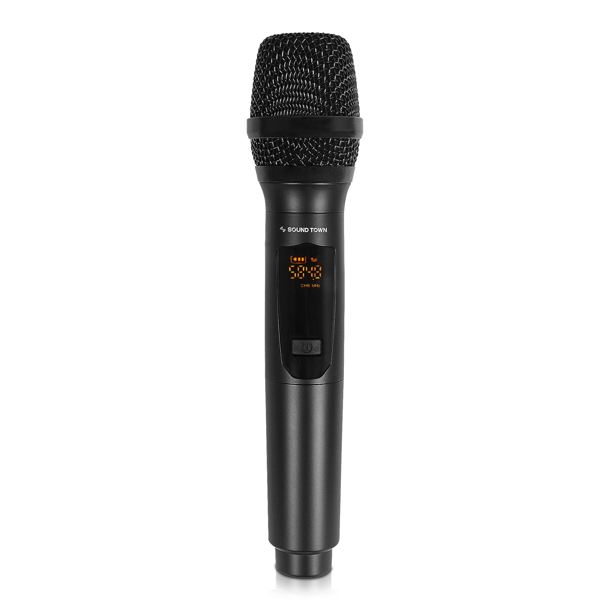 SWM-MAX-BMIC | 8 Channels Wireless Metal Handheld Microphone w/ Built ...