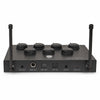 SWM15-4MAX | 32-Channel Wireless Microphone Karaoke Mixer with 4 Rechargeable Metal Mics, Optical (Toslink), AUX for Smart TVs, Soundbars & Home Receivers - Back Panel