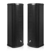 Sound Town TARVOS-CL25B-PAIR-R | REFURBISHED: Pair of Passive 70V/100V Dual 5" Weather-Resistant Column Array Speakers, w/ IP55-rated Aluminum Enclosure, for Home & Commercial, Black