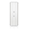 Sound Town TARVOS-CL25G-PAIR | Pair of Passive 70V/100V Dual 5" Weather-Resistant Column Array Speakers, w/ IP55-rated Aluminum Enclosure, for Home & Commercial, Gray-Back 