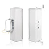 Sound Town TARVOS-CL25G-PAIR | Pair of Passive 70V/100V Dual 5" Weather-Resistant Column Array Speakers, w/ IP55-rated Aluminum Enclosure, for Home & Commercial, Gray-Horizontal and Vertical Mounting Options 