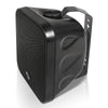 Sound Town TARVOS-MS5B-PAIR | Pair of Passive 70V/100V 5.25" Weather-Resistant Surface-Mount Speakers, w/ IP55-rated Enclosure, for Home & Commercial, Black-Left Side