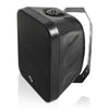Sound Town TARVOS-MS6B-PAIR | Pair of Passive 70V/100V 6.5" Weather-Resistant Surface-Mount Speakers, w/ IP55-rated Enclosure, for Home & Commercial, Black-Left Side