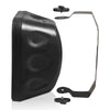 Sound Town TARVOS-MS6B-PAIR | Pair of Passive 70V/100V 6.5" Weather-Resistant Surface-Mount Speakers, w/ IP55-rated Enclosure, for Home & Commercial, Black-Wall Mount Brackets