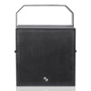 Sound Town TITAN-10B | 2-Way 10" Weatherproof IP66 Coaxial Loudspeaker with Surface-Mount U-Bracket for Outdoor Installations, 70V/100V/8Ω, Black - Front Panel