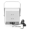 Sound Town TITAN-10G | 2-Way 10" Weatherproof IP66 Coaxial Loudspeaker with Surface-Mount U-Bracket for Outdoor Installations, 70V/100V/8Ω, Gray - Back Panel