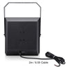 Sound Town TITAN-12B | 2-Way 12" Weatherproof IP66 Coaxial 600W Loudspeaker with Surface-Mount U-Bracket for Outdoor Installations, 8Ω, Black - Back Panel
