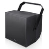 Sound Town TITAN-12B-R | REFURBISHED: 2-Way 12" Weatherproof IP66 Coaxial 600W Loudspeaker with Surface-Mount U-Bracket for Outdoor Installations, 8Ω, Black - Left Panel
