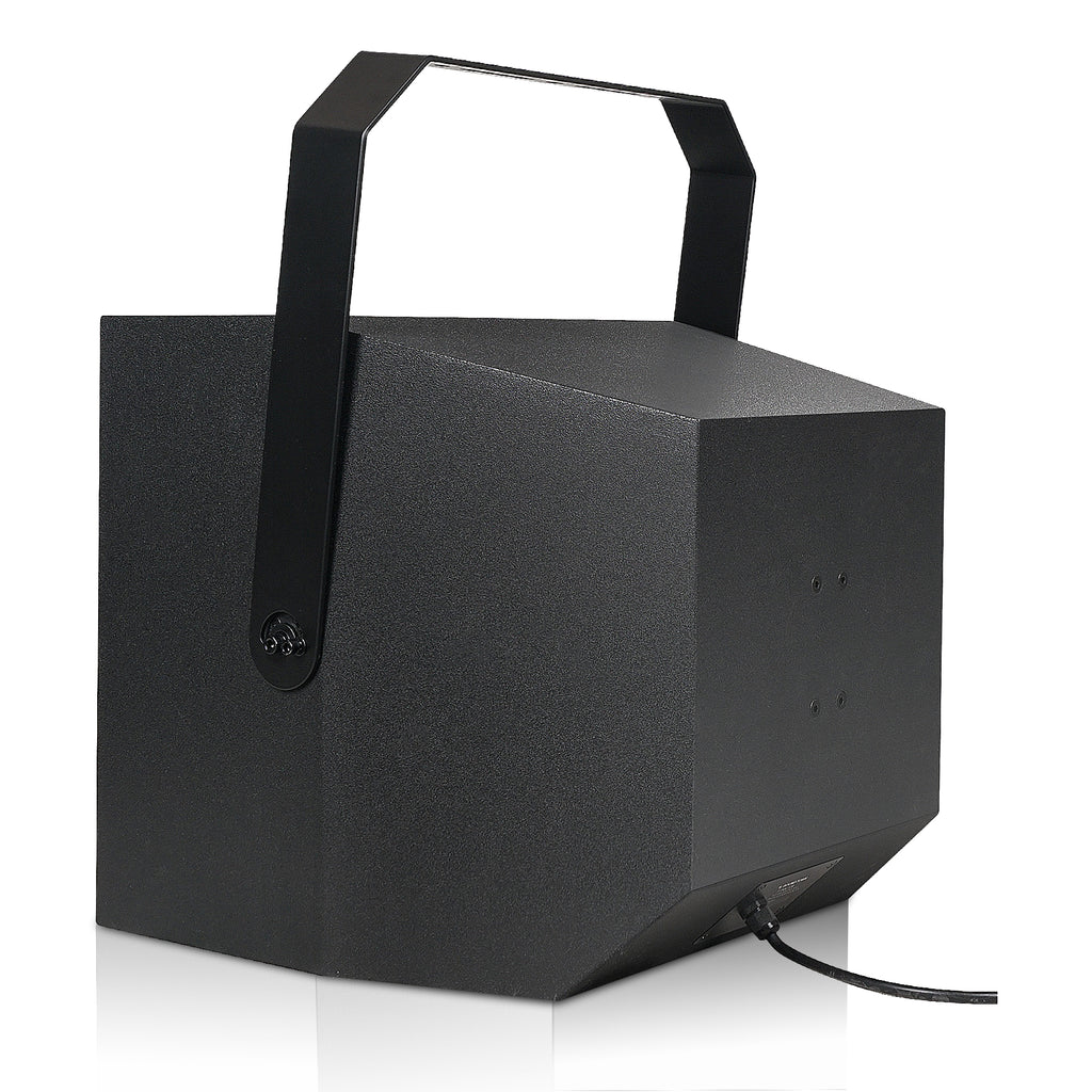 Sound Town TITAN-12B-R | REFURBISHED: 2-Way 12" Weatherproof IP66 Coaxial 600W Loudspeaker with Surface-Mount U-Bracket for Outdoor Installations, 8Ω, Black - Waterproof Connector
