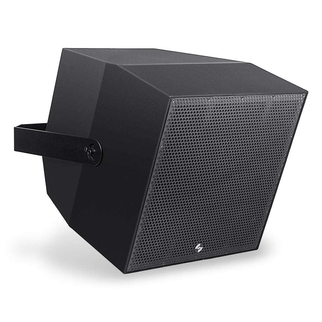 Sound Town TITAN-12B-R | REFURBISHED: 2-Way 12" Weatherproof IP66 Coaxial 600W Loudspeaker with Surface-Mount U-Bracket for Outdoor Installations, 8Ω, Black