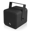 Sound Town TITAN-5B | 2-Way 5" Weatherproof IP66 Coaxial Loudspeaker with Surface-Mount U-Bracket for Outdoor Installations, 70V/100V/8Ω, Black - Left Side 
