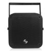 Sound Town TITAN-5B | IP55 Certified 2-Way 70V/100V 5" Coaxial Weather-Resistant Installation Loudspeaker w/ U Bracket, Black-Front View 
