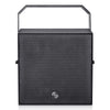 Sound Town TITAN-6B | 2-Way 6.5" Weatherproof IP66 Coaxial Loudspeaker with Surface-Mount U-Bracket for Outdoor Installations, 70V/100V/8Ω, Black - Front Panel