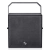 Sound Town TITAN-6B 2-Way 70V/100V 6" Coaxial Weather-Resistant Installation Loudspeaker w/ U Bracket, Black - Front Panel