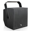 Sound Town TITAN-6B 2-Way 70V/100V 6" Coaxial Weather-Resistant Installation Loudspeaker w/ U Bracket, Black - Right Panel